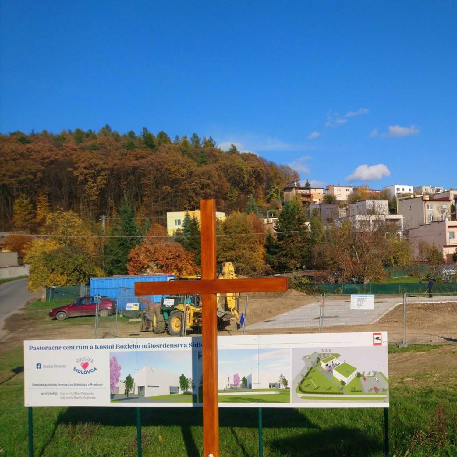 Výstavba Pastoračného centra a Kostola Božieho milosrdenstva Prešov – Šidlovec