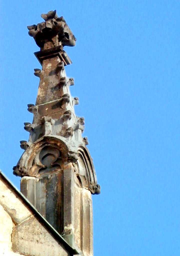 Reštaurovanie fialy na západnom priečelí veže rímskokatolíckeho Kostola sv. Mikuláša v Prešove