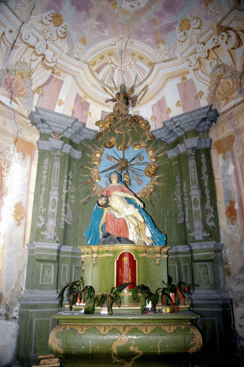 Pasportizácia a prieskum zostávajúcich častí interiéru Kaplnky kalvárskej, 4. zastavenie (Sväté schody) – III. etapa